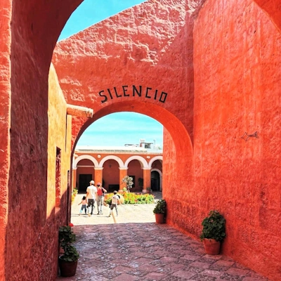 The Monastery of Santa Catalina in Arequipa | Andean Travel Experience The Monastery of Santa Catalina in Arequipa, Peru, featuring its vibrant colonial architecture and colorful courtyards | Andean Travel Experience